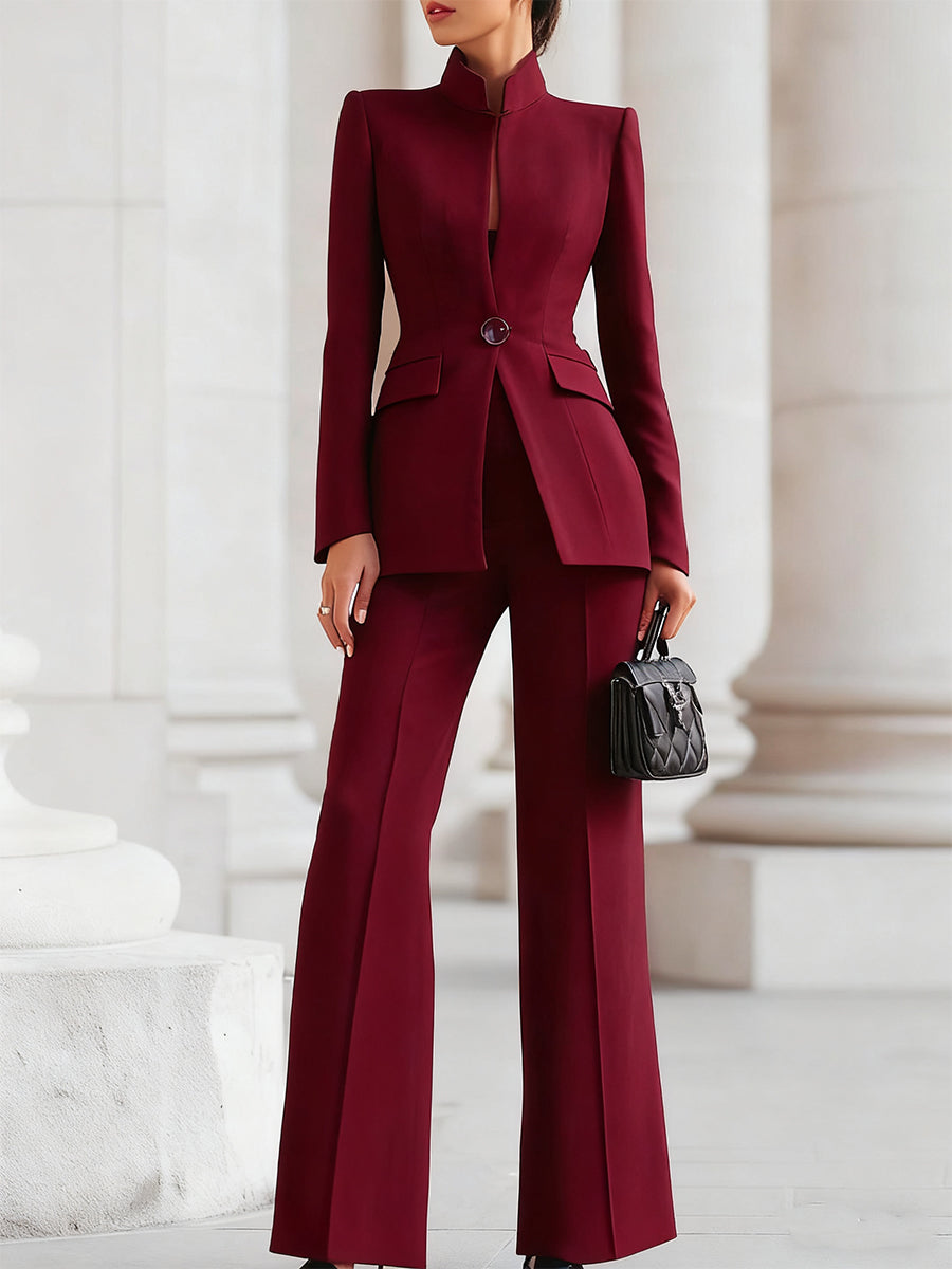 Sharielle | Elegant Kavaj och Byxdress Set