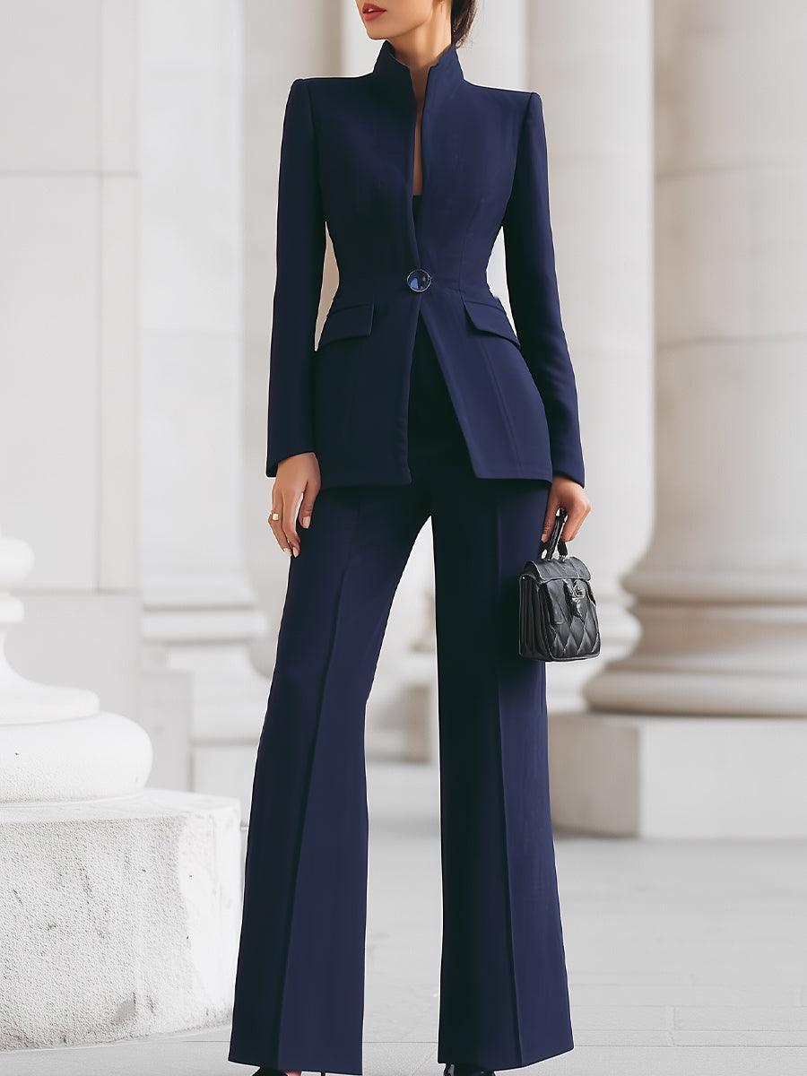 Sharielle | Elegant Kavaj och Byxdress Set